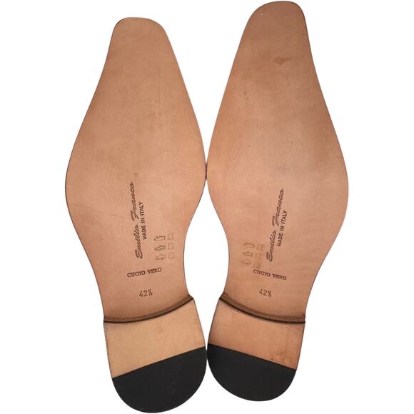 NEW Emilio Franco Italy Stingray Embossed Oxford suede Shoes 42.5 EU / 9.5 US - Picture 12 of 16